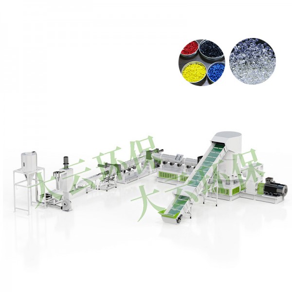Jwell Three Machine Integrated Machine Pelletizing Recycling